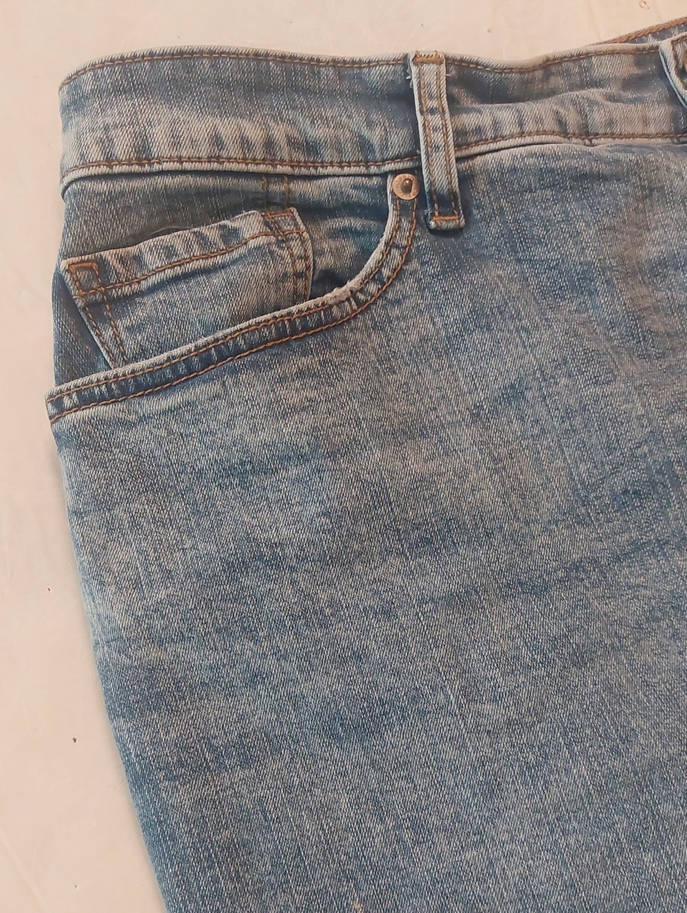 Torrid Blue Denim Midi Split Front Jean Skirt Sz 20 *Runs Bigger - Picture 3 of 15